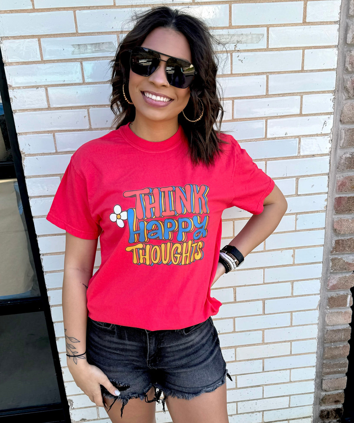 Happy Thoughts tee - Mack and Mav Boutique