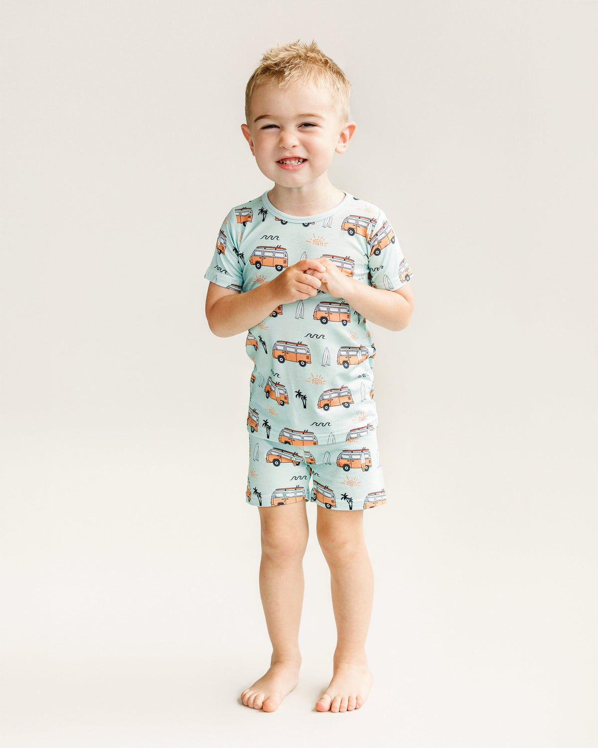 Bamboo Shorts Set | Retro Beach