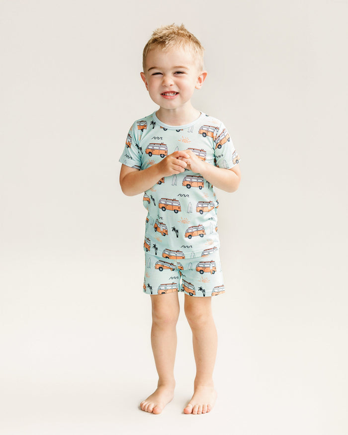 Bamboo Shorts Set | Retro Beach