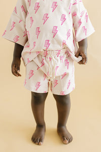 Shorts Set | Pink Bolts