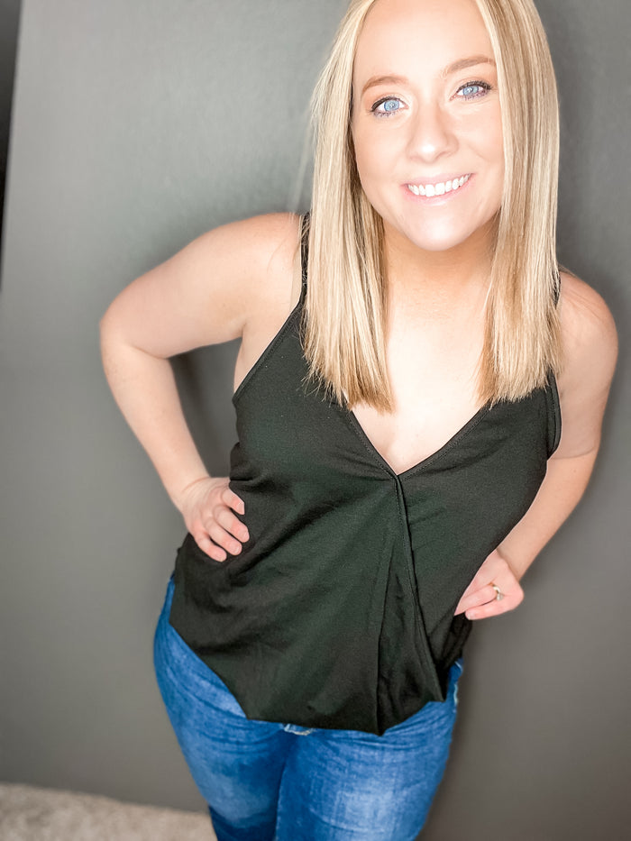 Wrapped Basic Cami - Mack and Mav Boutique