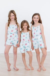 SALE Rainbow Grooves Strappy Play Romper