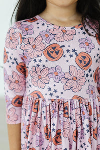 Here for the Candy 3/4 Sleeve Pocket Twirl Dress
