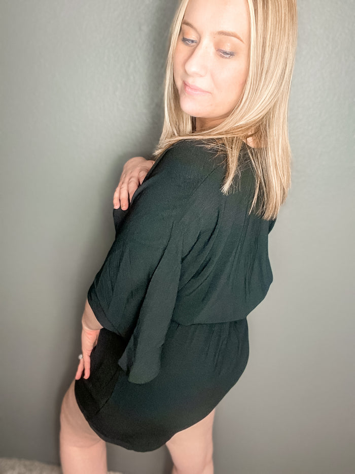 Black Romper - Mack and Mav Boutique