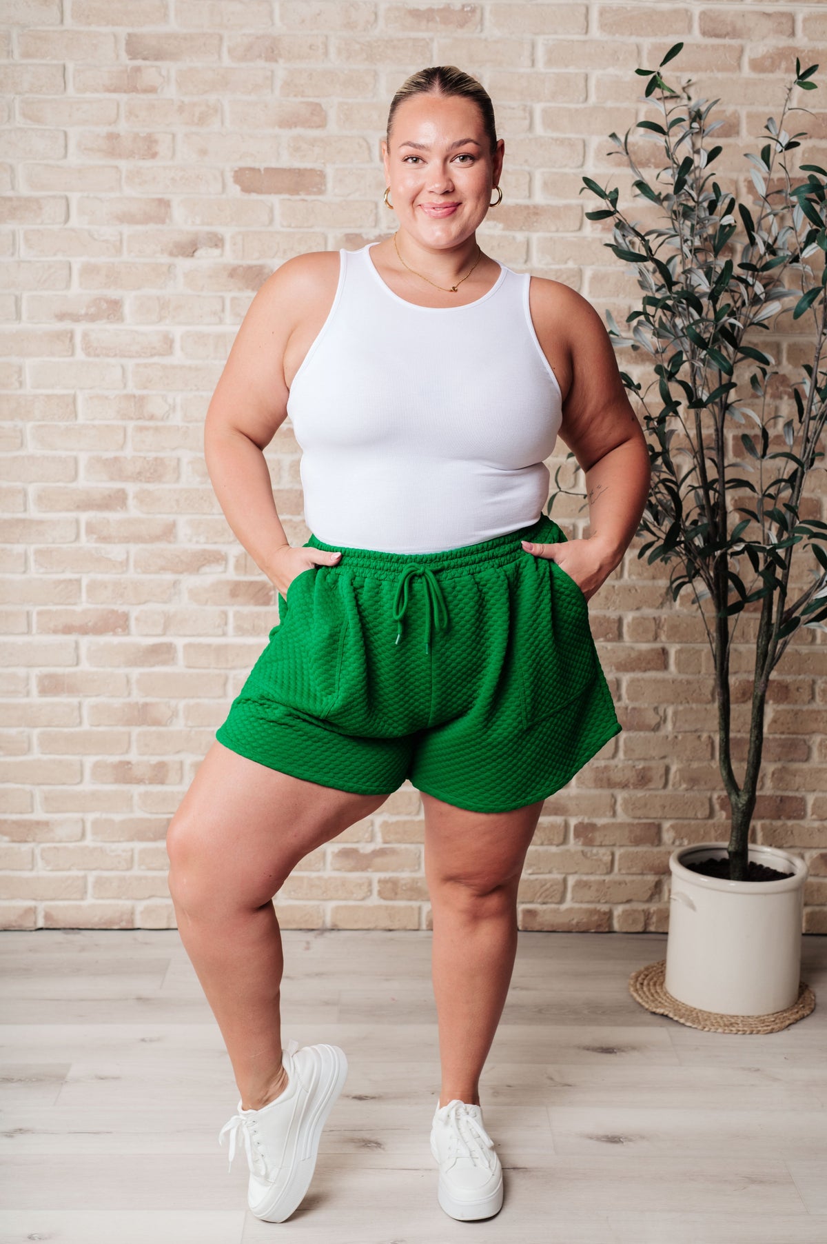At The Park Quilted Shorts - Mack and Mav Boutique