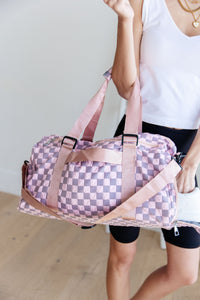 Elevate Travel Duffel in Pink - Mack and Mav Boutique