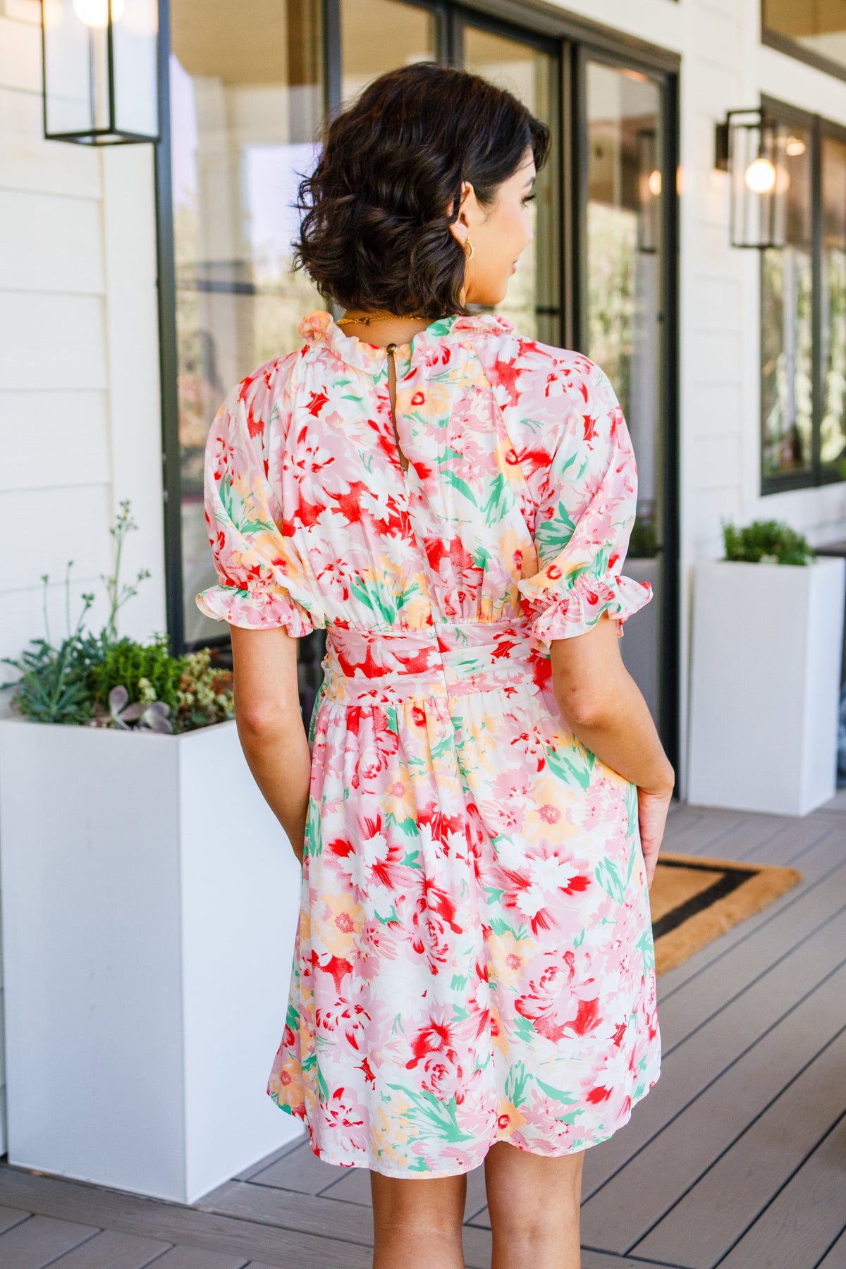 Fancy Free Floral Dress - Mack and Mav Boutique