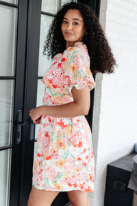 Fancy Free Floral Dress - Mack and Mav Boutique