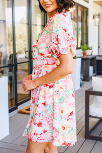 Fancy Free Floral Dress - Mack and Mav Boutique