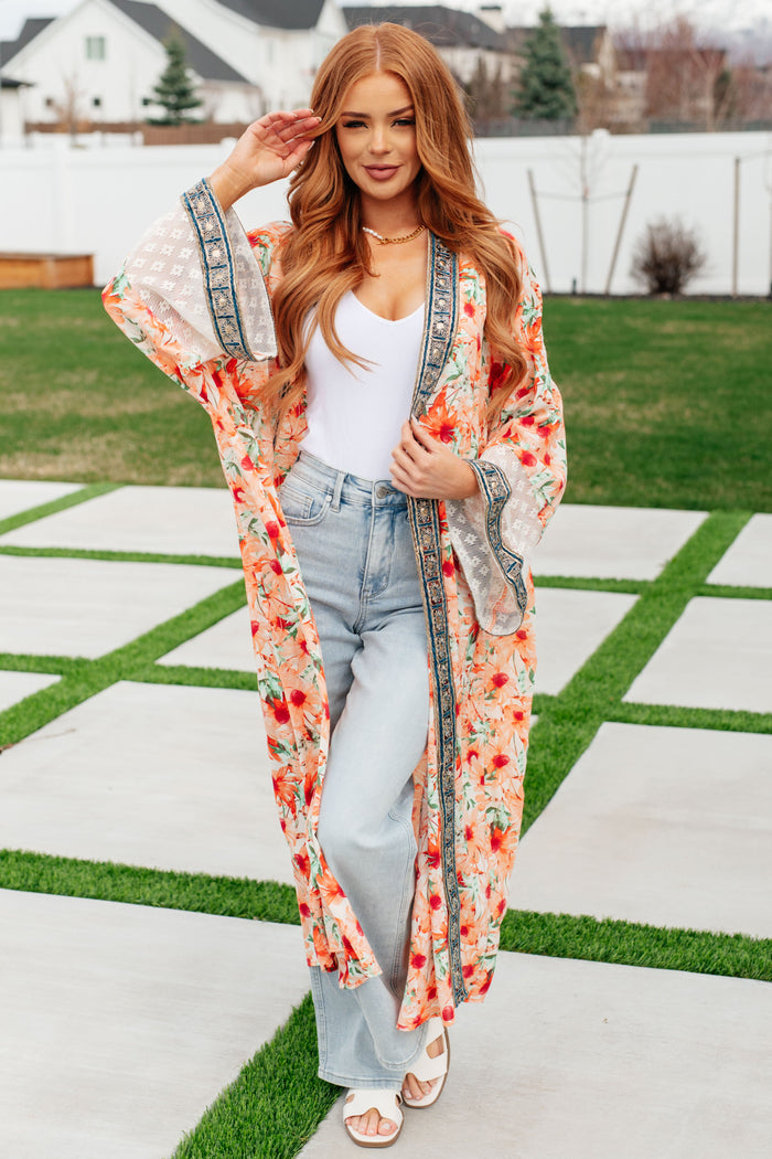 Festival of Feelings Duster Kimono - Mack and Mav Boutique
