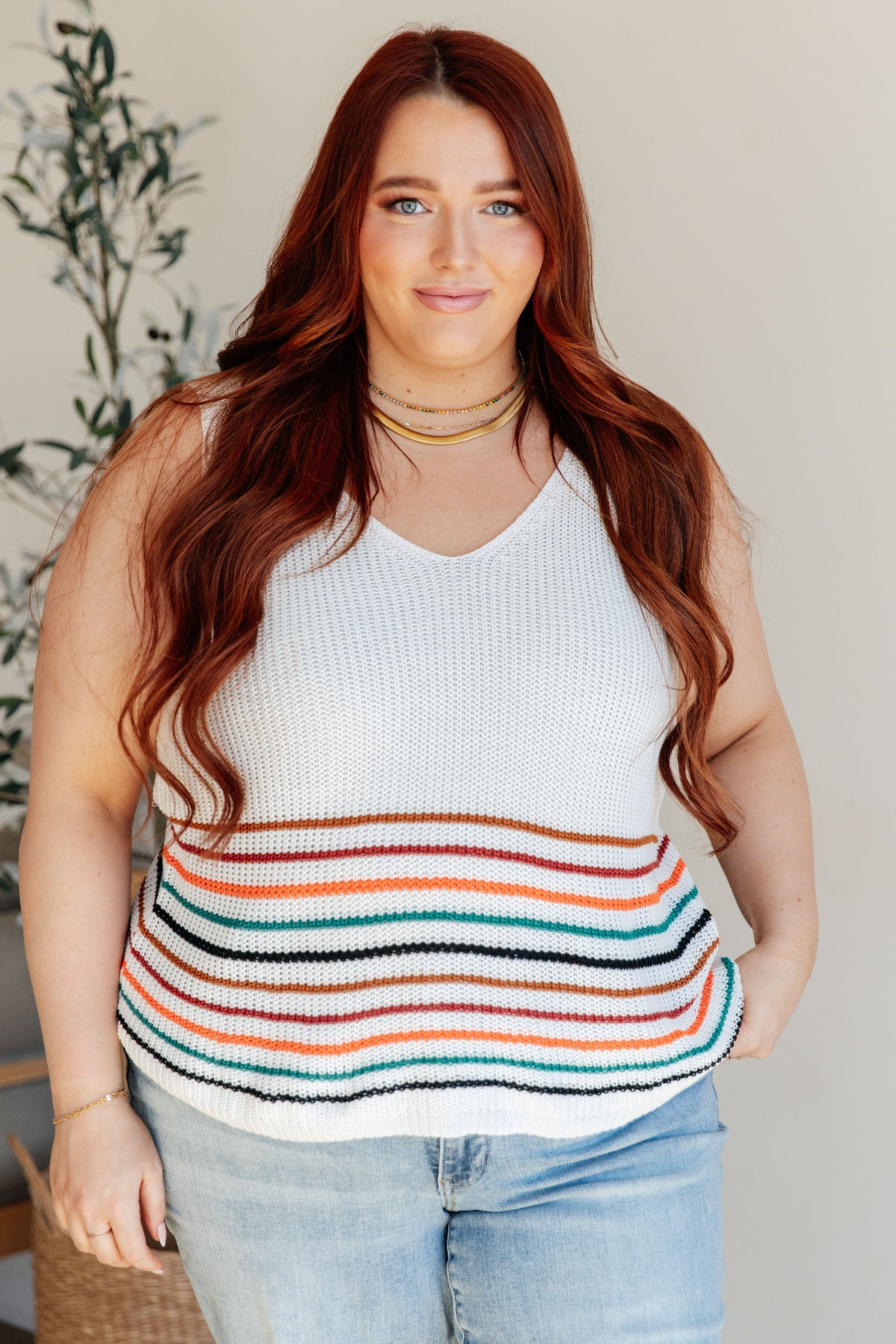 Hope It Never Stops Sweater Knit Tank - Mack and Mav Boutique