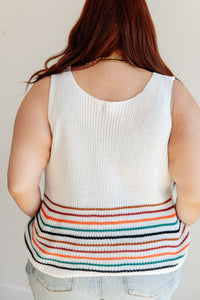 Hope It Never Stops Sweater Knit Tank - Mack and Mav Boutique