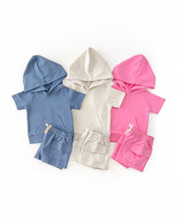 Cargo Shorts Set | Blue