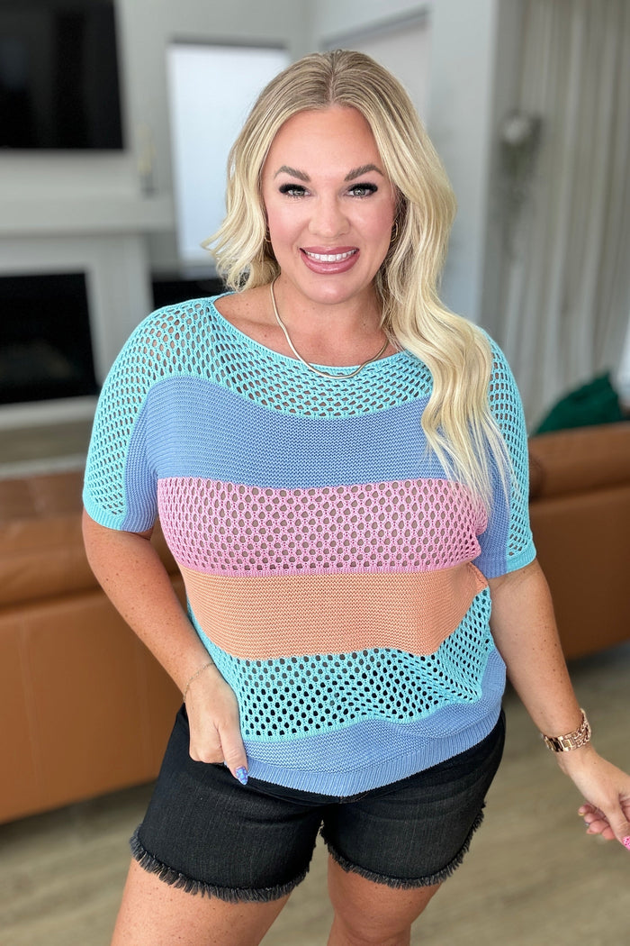 Friend Of A Friend Loose Knit Striped Sweater - Mack and Mav Boutique