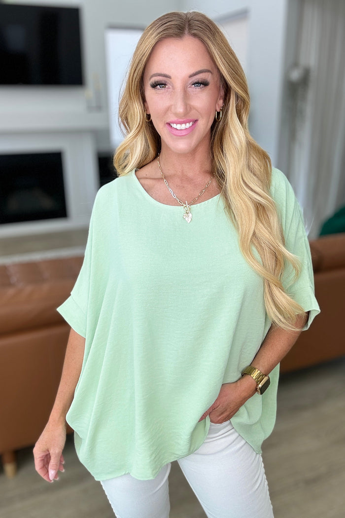 Feels Like Me Dolman Sleeve Top in Sage - Mack and Mav Boutique