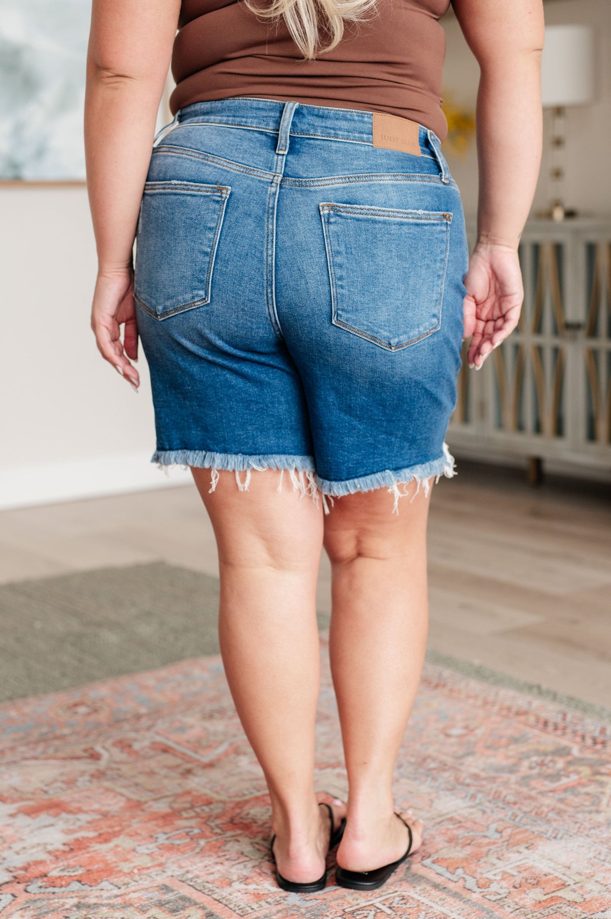 Kelsey Mid Rise Distressed Cutoff Shorts - Mack and Mav Boutique