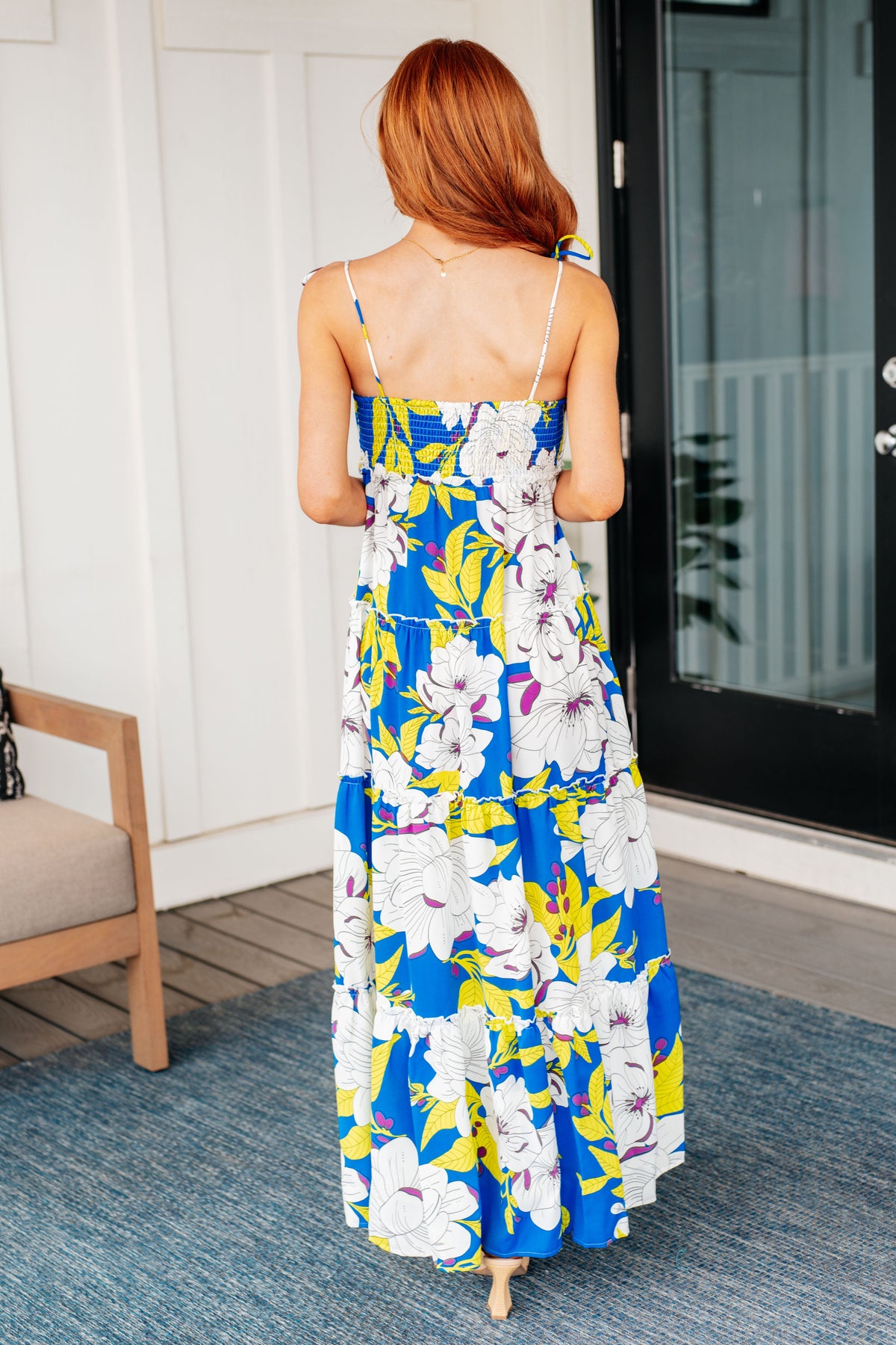 Permanent Holiday Tiered Dress - Mack and Mav Boutique