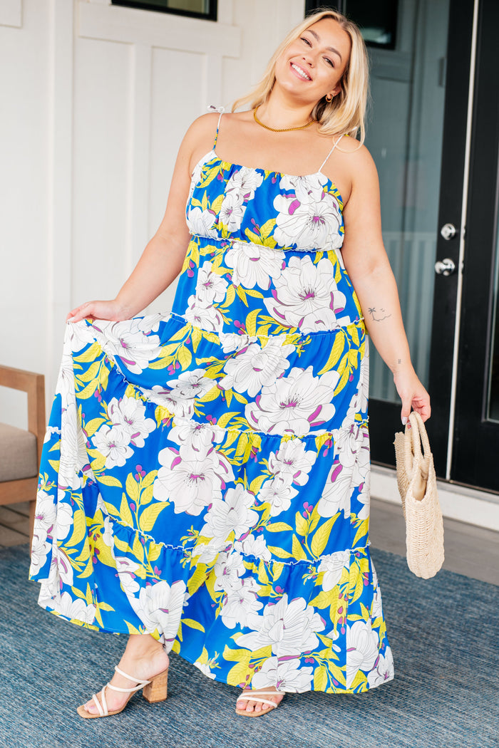 Permanent Holiday Tiered Dress - Mack and Mav Boutique