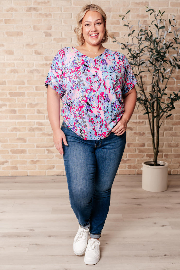 Stellar Situation V-Neck Top - Mack and Mav Boutique
