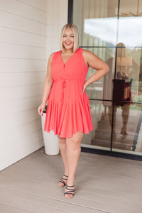 Worth the Wait V-Neck Dress - Mack and Mav Boutique