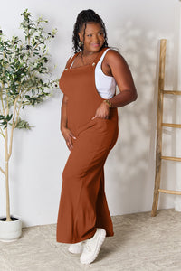 Double Take Full Size Wide Strap Overall with Pockets - Mack and Mav Boutique