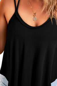 Scoop Neck Double Spaghetti Strap Cami - Mack and Mav Boutique