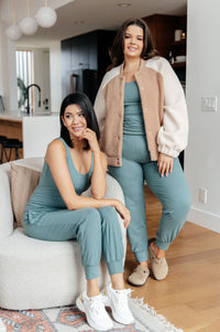 Casual But Cool Tank in Tidewater Teal - Mack and Mav Boutique