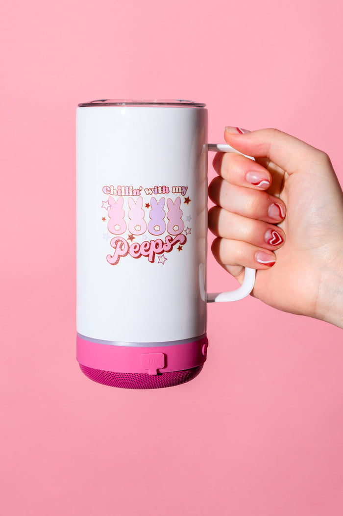 Chillin With My Peeps Speaker Tumbler - Mack and Mav Boutique