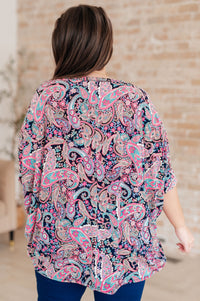 Essentially You Top in Pink Paisley - Mack and Mav Boutique