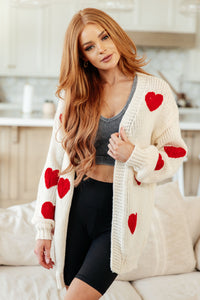 Heart Eyes Cardigan - Mack and Mav Boutique