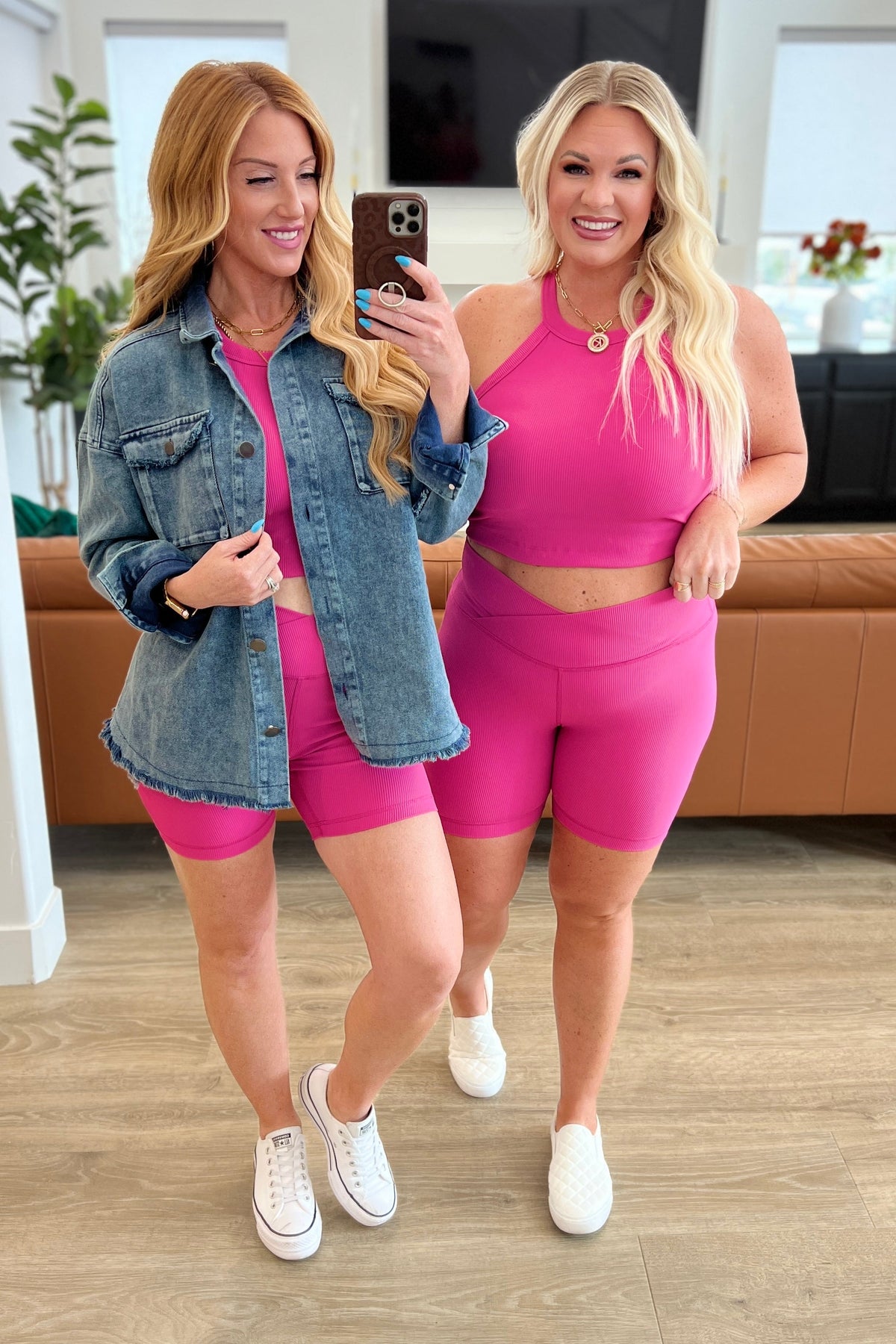 I'm Walkin' Here Biker Shorts - Mack and Mav Boutique