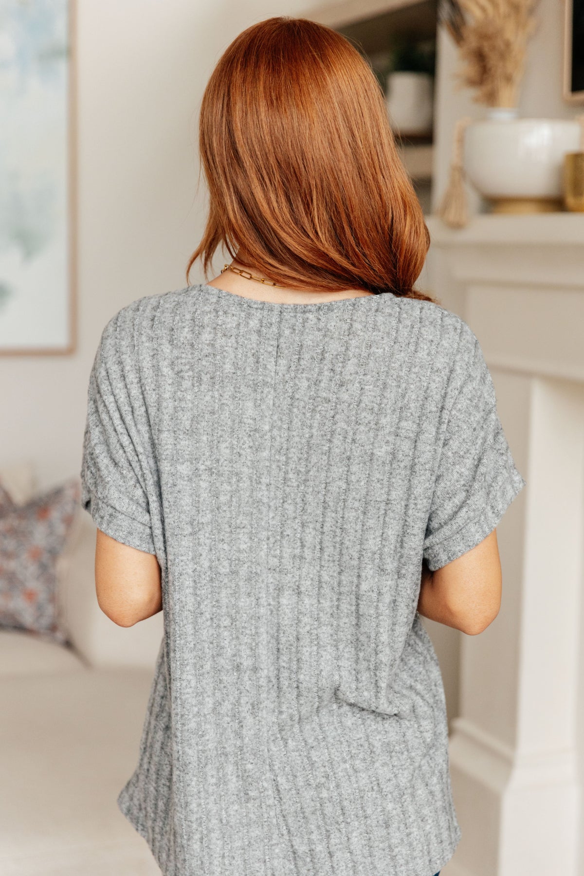 Meet Me at the Greyhound V-Neck Top - Mack and Mav Boutique