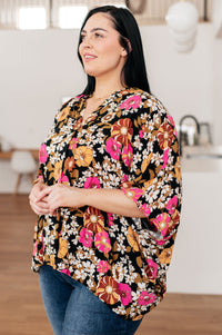 Take Another Chance Floral Print Top - Mack and Mav Boutique