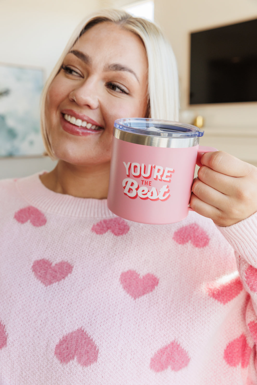 You're The Best 14 Oz Double Walled Travel Mug - Mack and Mav Boutique