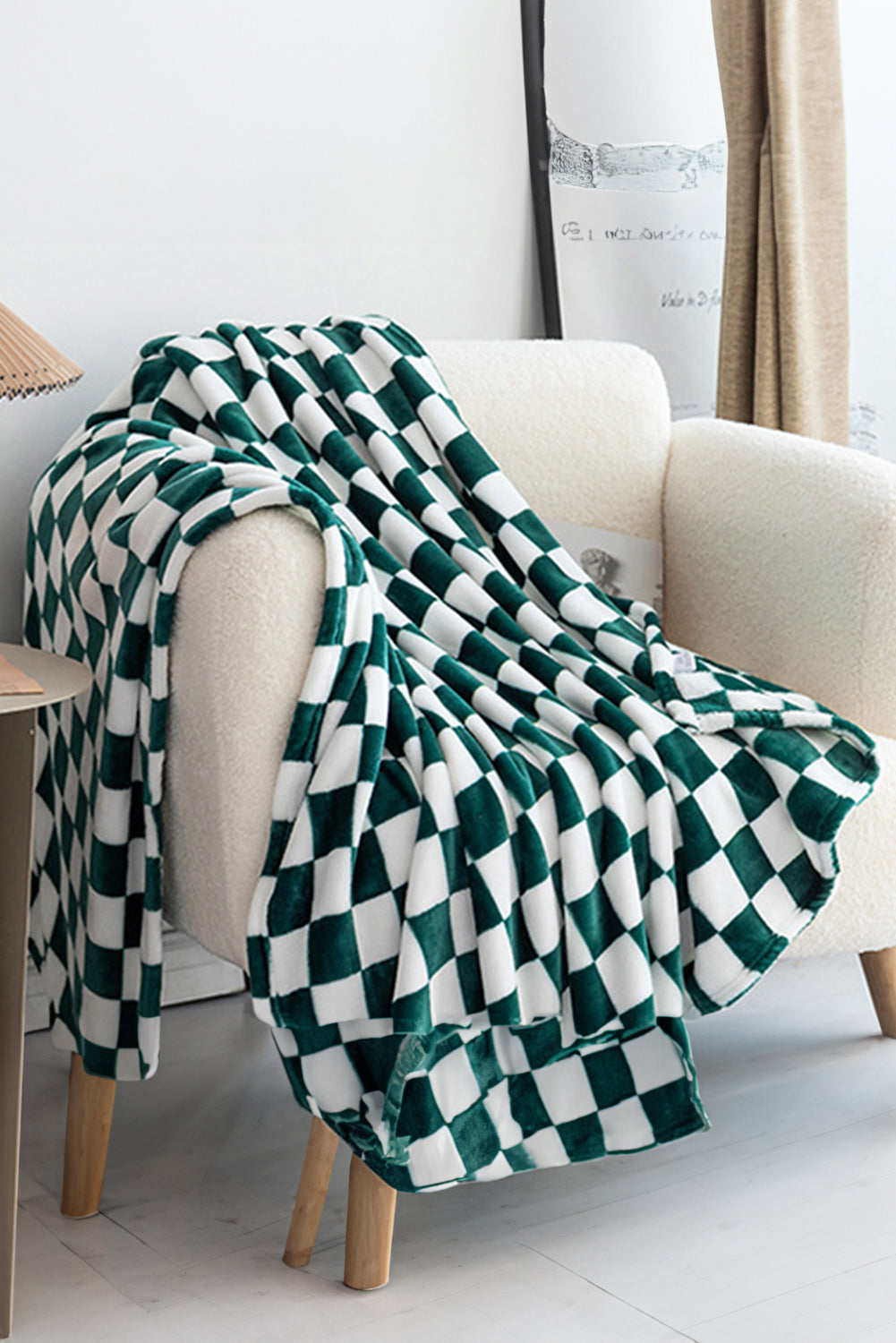 Checkered Throw Blanket