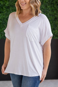 IN STOCK Sierra Pocket Top - White