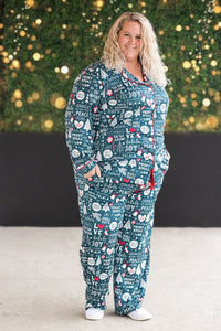 IN STOCK Evergreen Christmas Pajama Set FINAL SALE