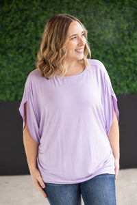 IN STOCK Darcy Dolman Top - Lavender