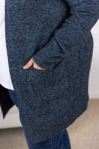 IN STOCK Madison Cozy Cardigan - Midnight Skies