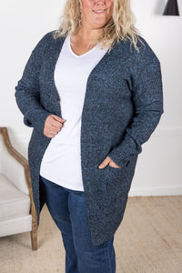 IN STOCK Madison Cozy Cardigan - Midnight Skies