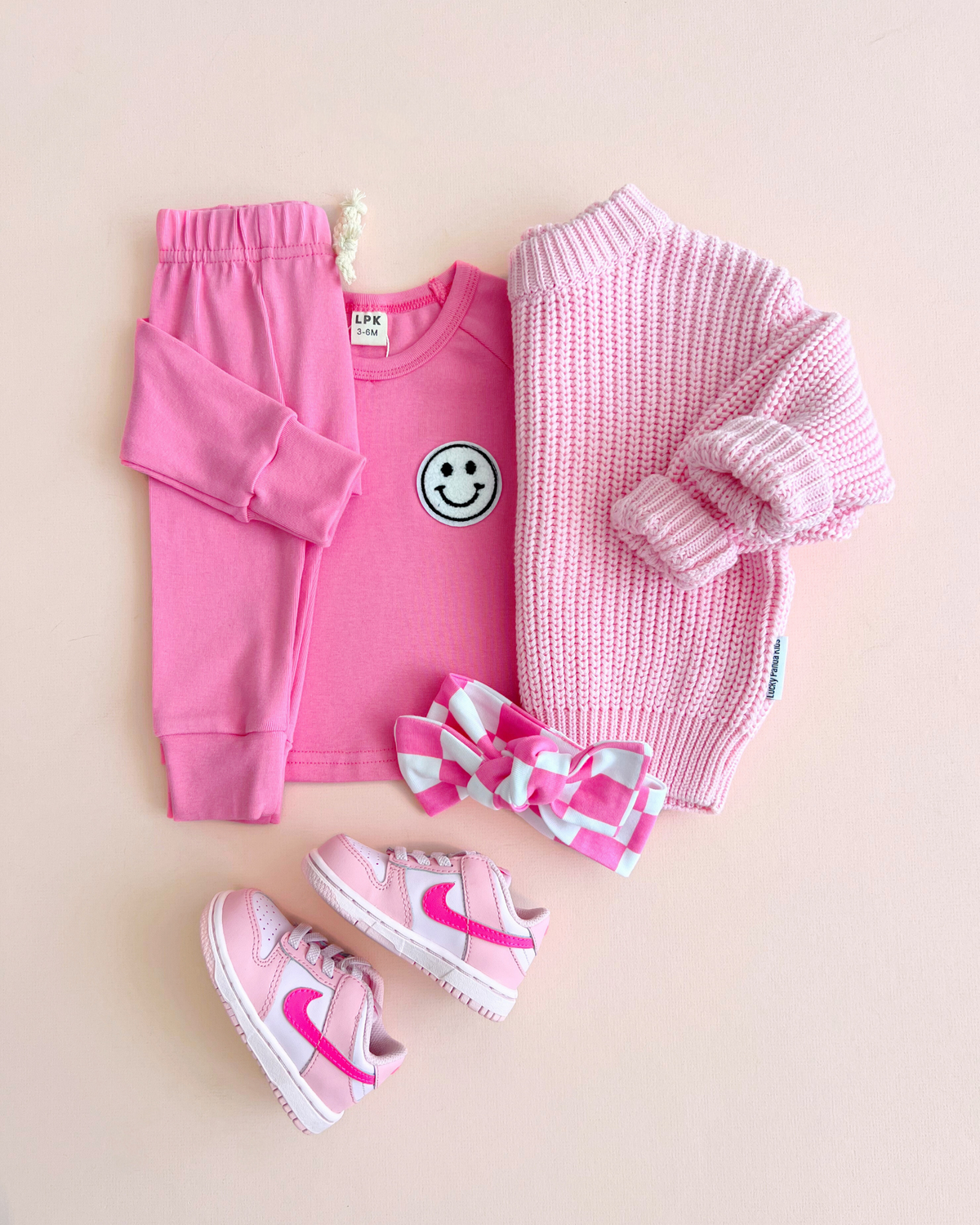 Lounge Set | Smiley Bubble Gum