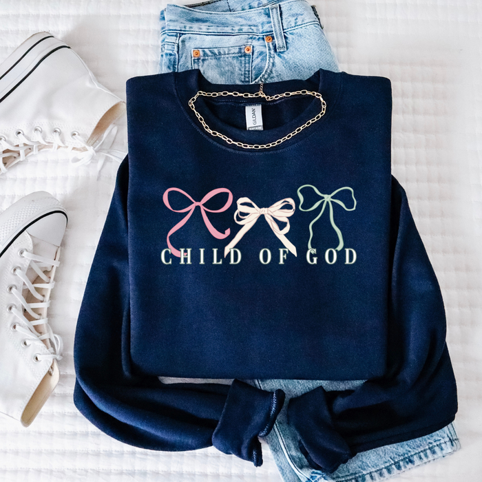 Child of God Tee/Sweatshirt -navy