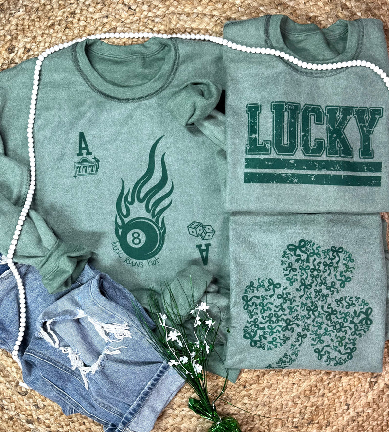 Inside out Sweatshirts- Lucky Themed