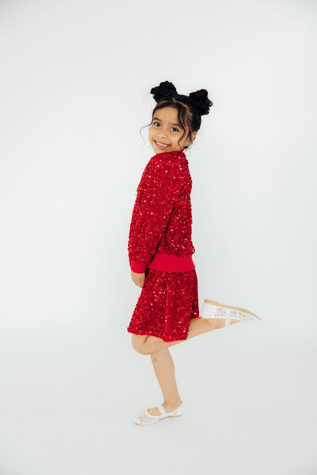 Red Velvet Sequin Jacket