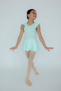 Pastel Green S/S Twirl Leotard