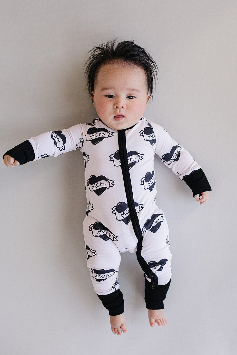 Bamboo Zip Romper | Mom Tattoo