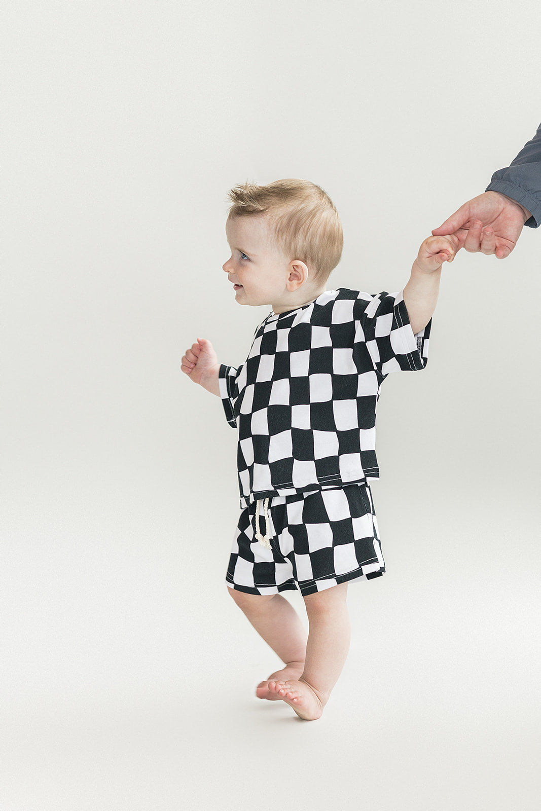 Shorts Set | Wavy Checkered