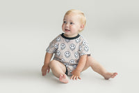 Short Sleeve Bubble Romper | Electric Drippy