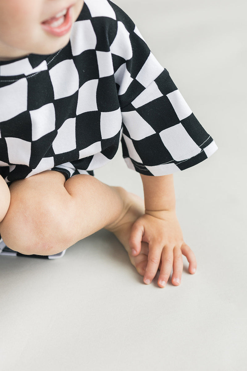 Shorts Set | Wavy Checkered