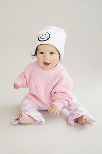 Chunky Knit Sweater | Pink